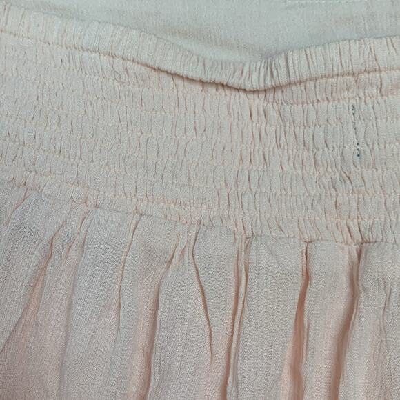 Torrid size 1 pink shorts rayon chiffon lined lightweight casual pull on peach - Picture 9 of 9